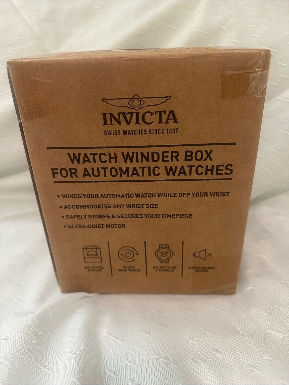 Invicta 1-Slot Automatic Watch Winder (Model IPM646) - Picture 2 of 2